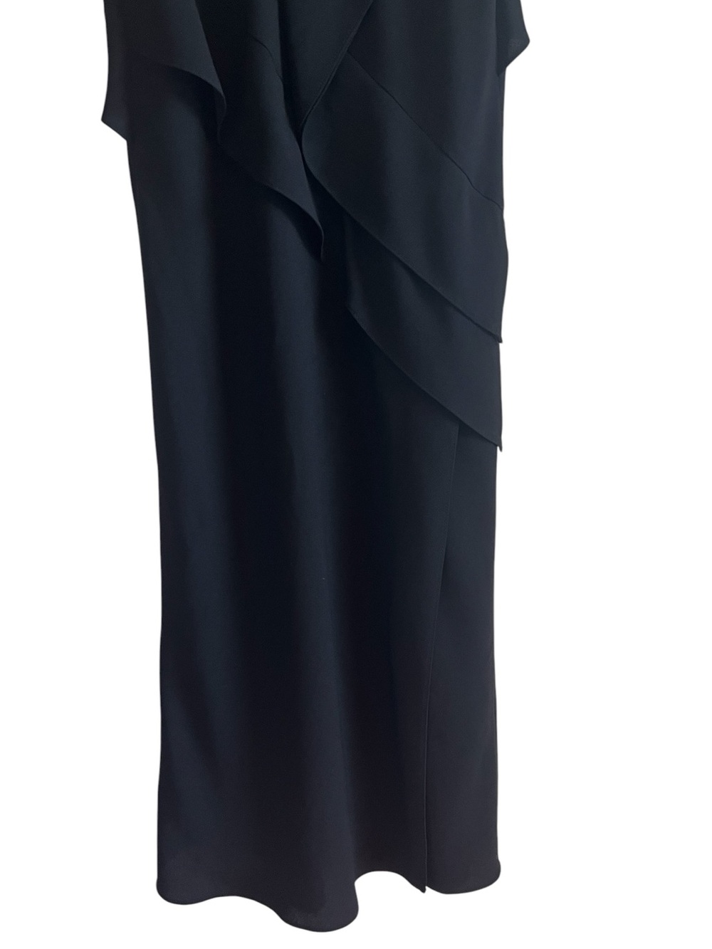 Judith & Charles bias cut ruffle front sleeveless midi dress excellent condition - Picture 4 of 11
